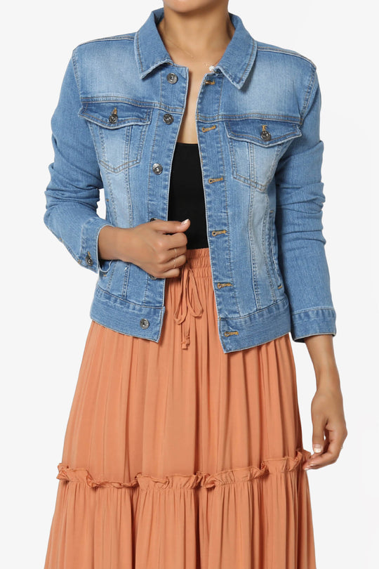 Plim Washed Slim Denim Jacket