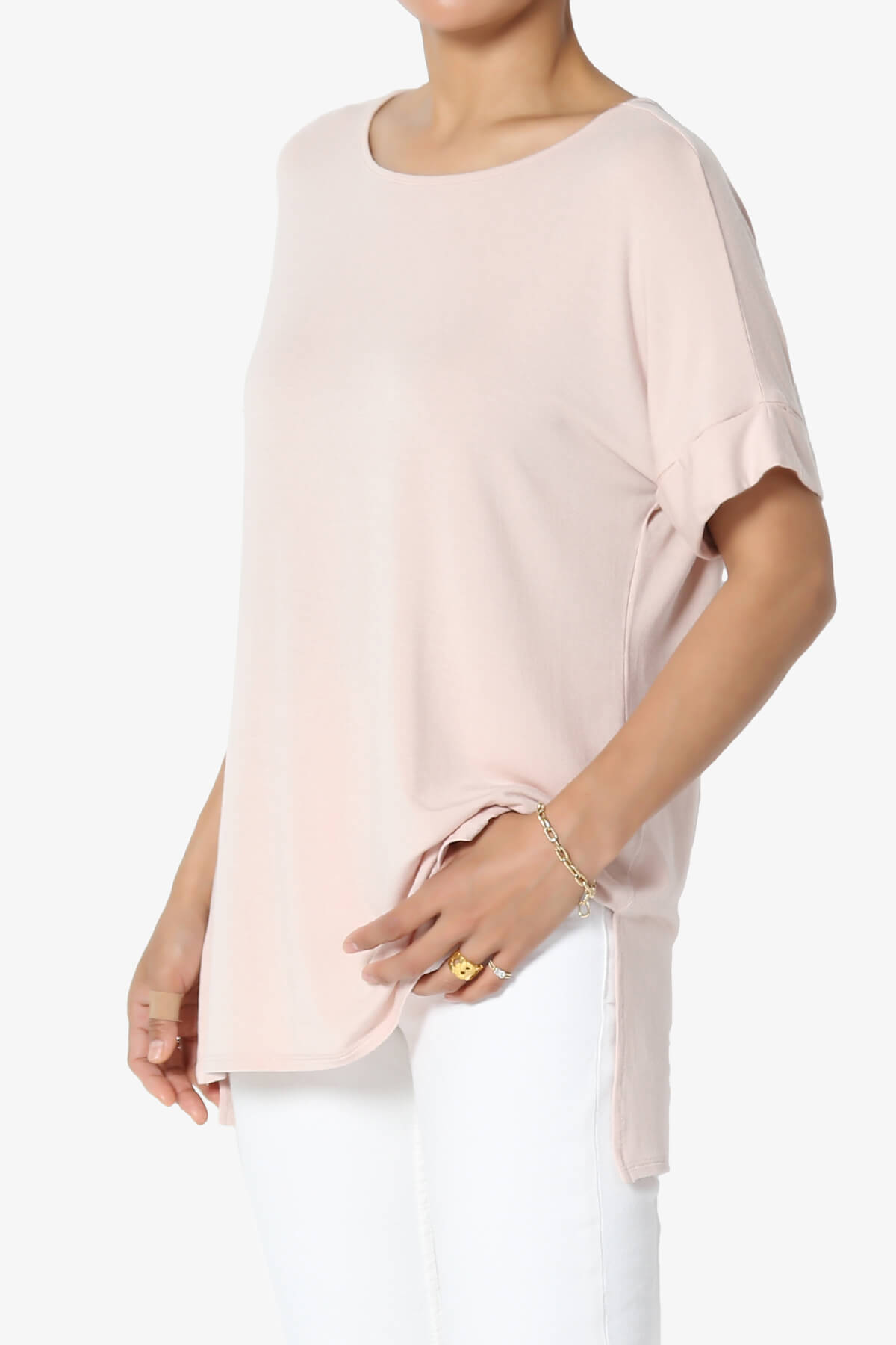 Poloma Modal Jersey Boat Neck Top DUSTY BLUSH_3