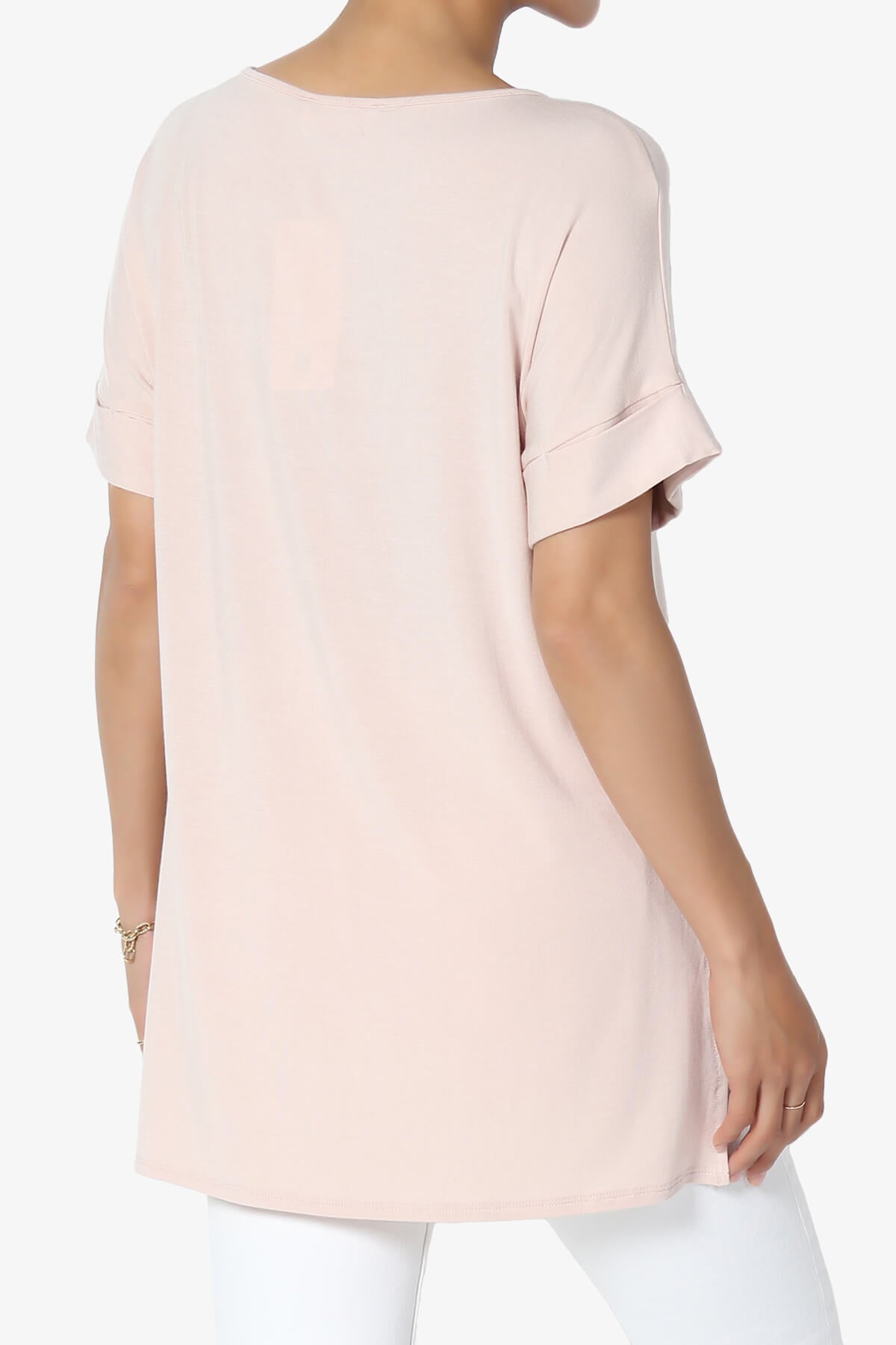 Poloma Modal Jersey Boat Neck Top DUSTY BLUSH_4
