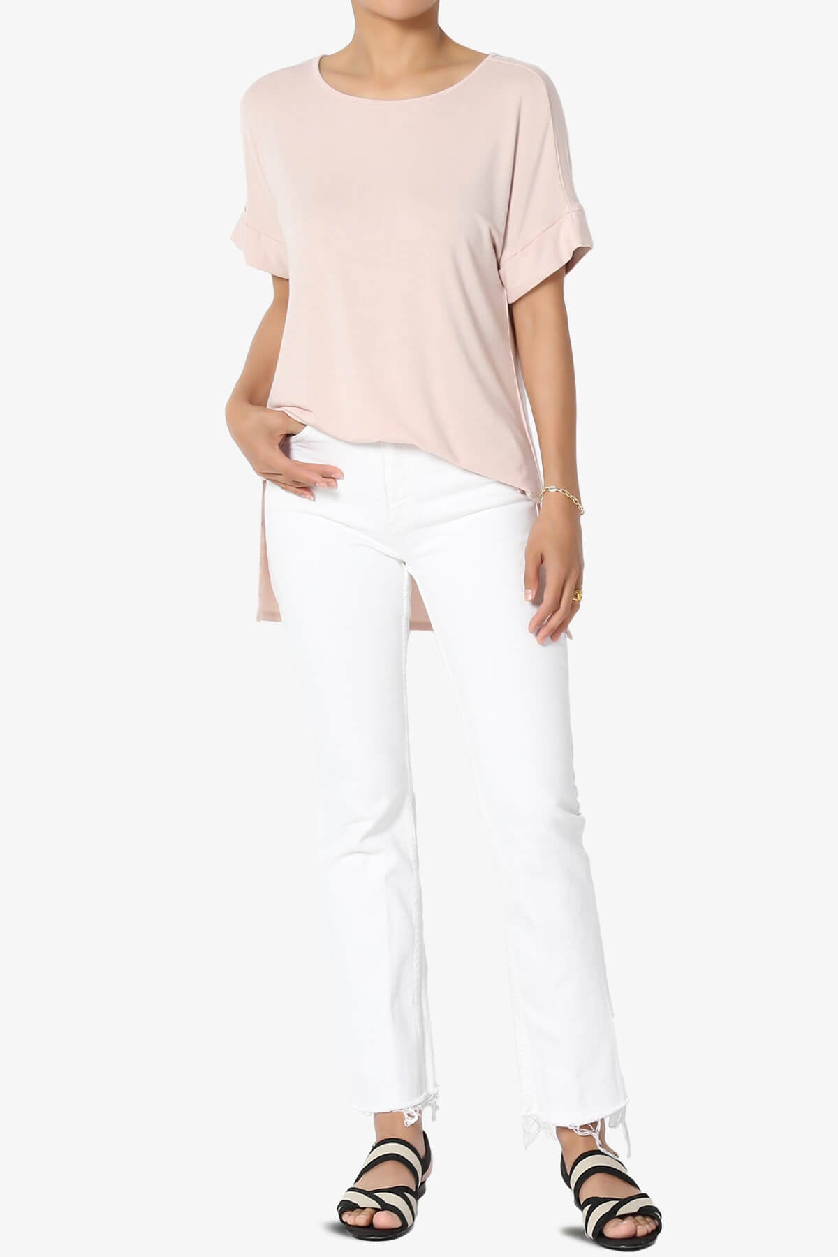 Poloma Modal Jersey Boat Neck Top DUSTY BLUSH_6