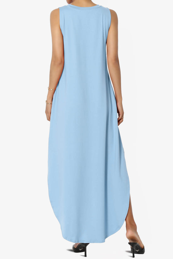 Rozlyn Sleeveless Slit Maxi Dress LIGHT BLUE_2