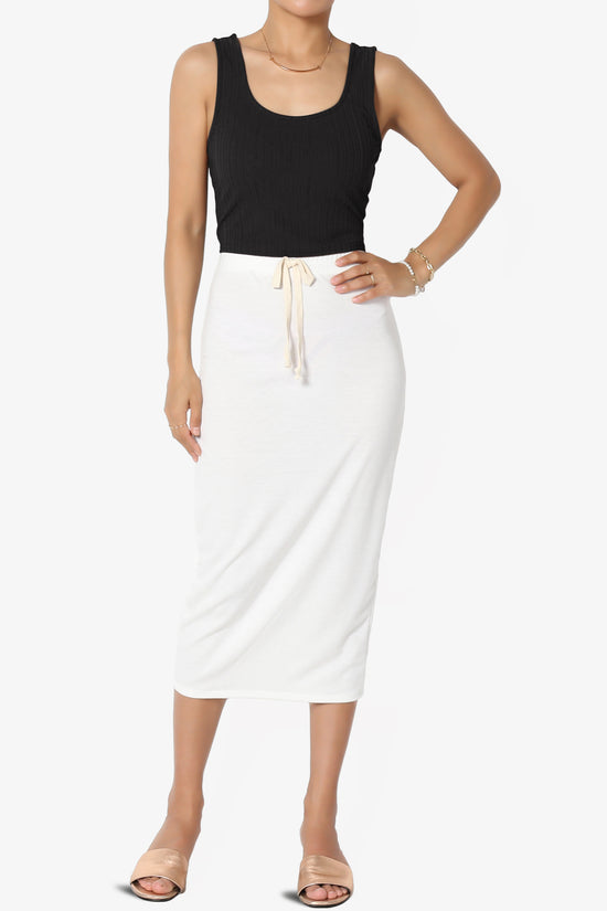 Lotto Square Neck Rib Crop Tank Top