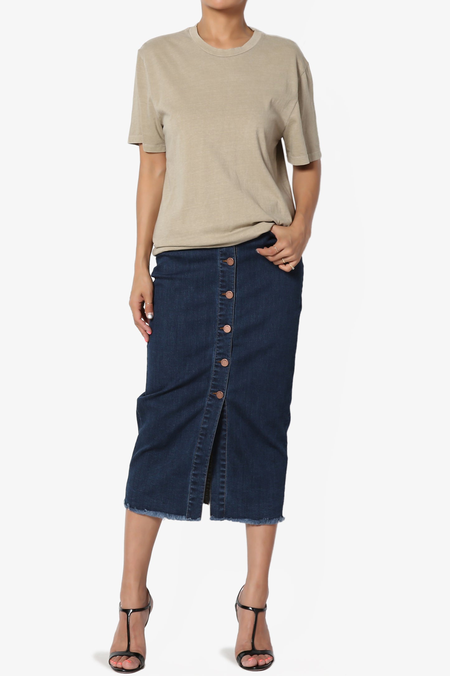 Kami Boyfriend Short Sleeve Tee - TheMogan