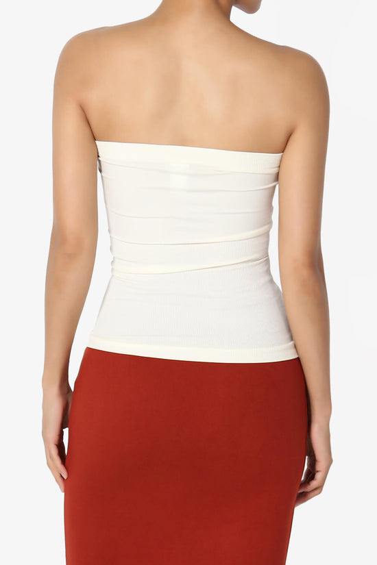 Ellenie Strapless Sealmess Tube Top CREAM_2