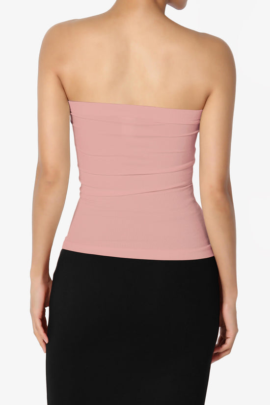 Ellenie Strapless Sealmess Tube Top DUSTY ROSE_2