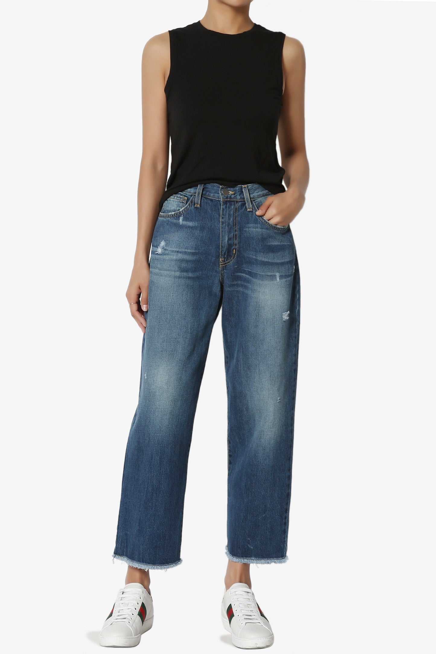 Tommi 90' Loose Fit Crop Jeans - TheMogan