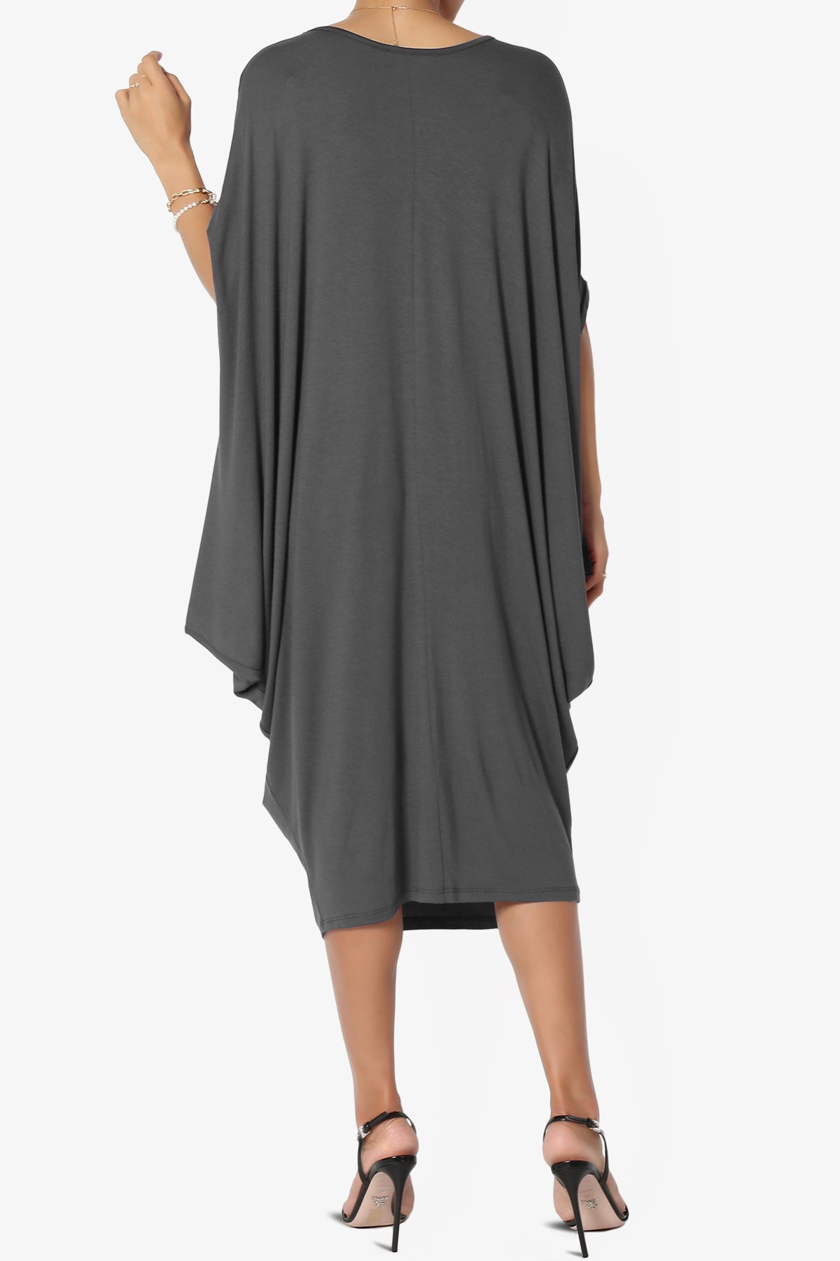 Kandi Loose Batwing Draped Dress