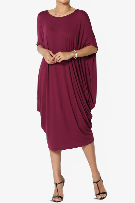 Kandi Loose Batwing Draped Dress