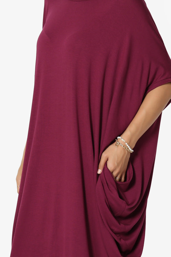 Kandi Loose Batwing Draped Dress