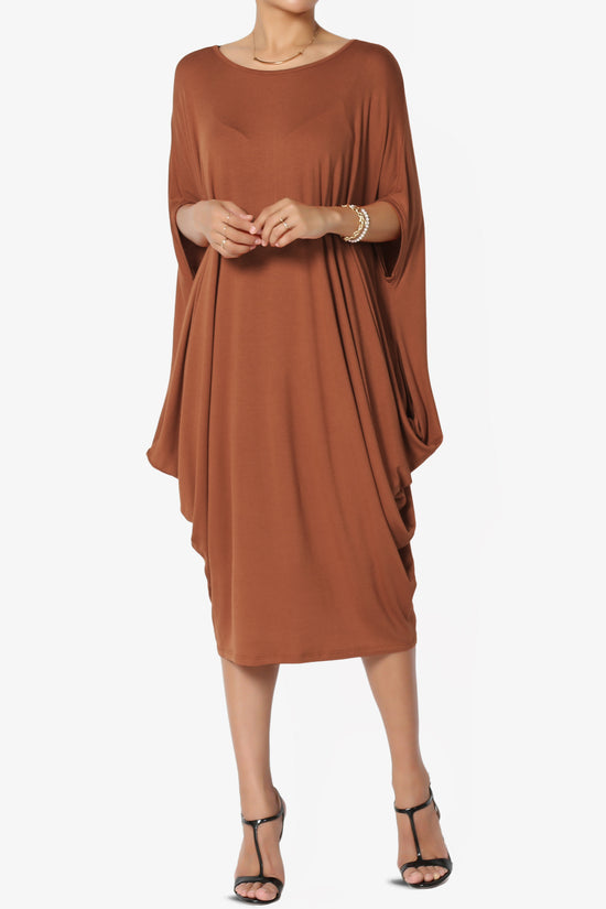 Kandi Loose Batwing Draped Dress