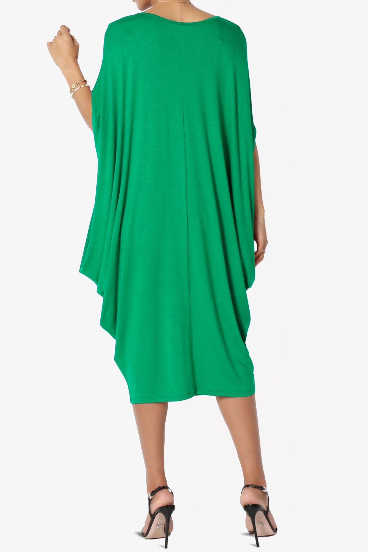 Kandi Loose Batwing Draped Dress
