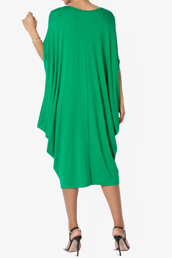 Kandi Loose Batwing Draped Dress