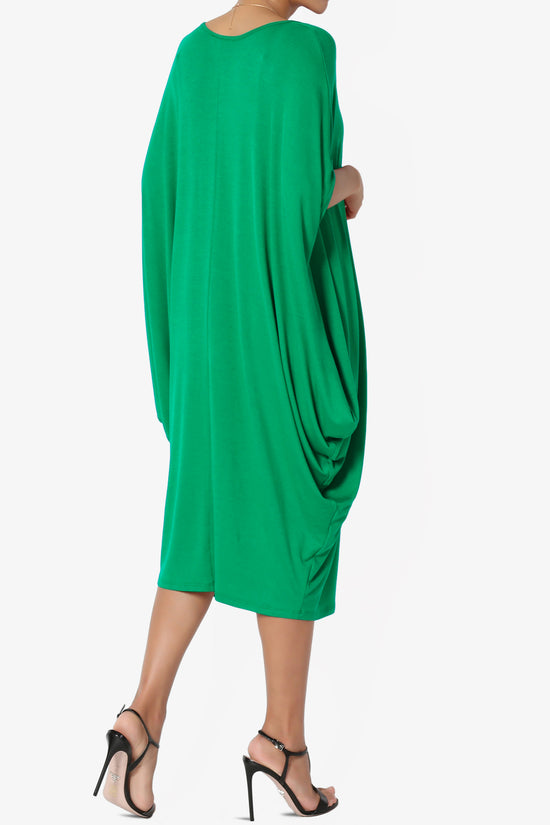 Kandi Loose Batwing Draped Dress