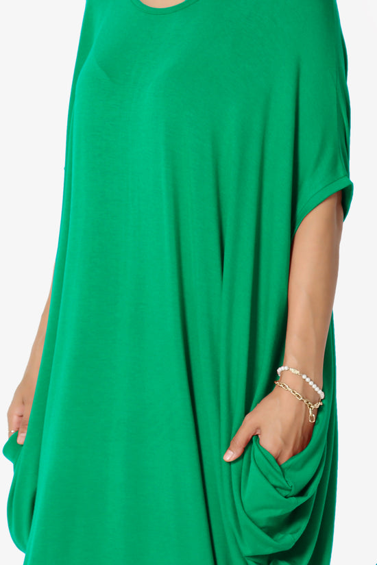 Kandi Loose Batwing Draped Dress