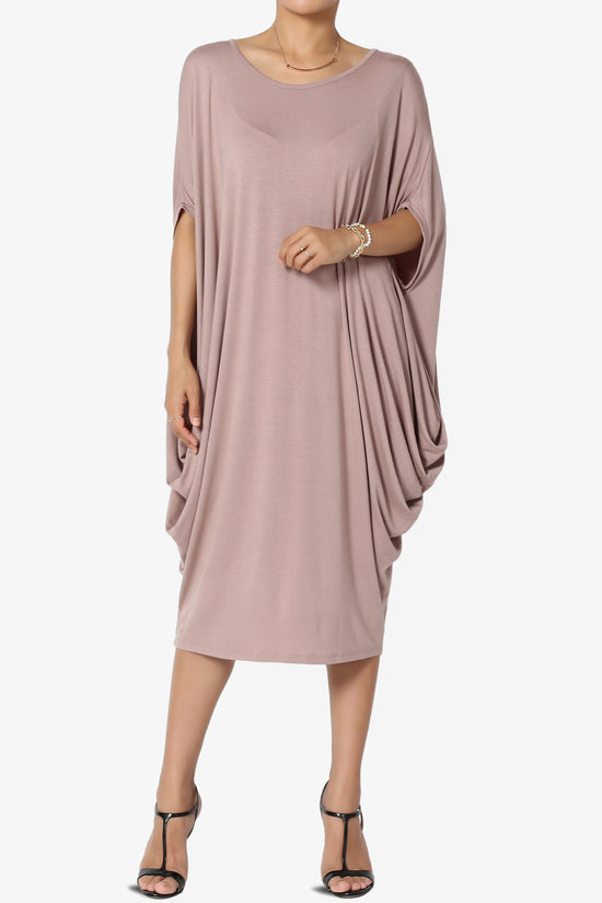 Kandi Loose Batwing Draped Dress