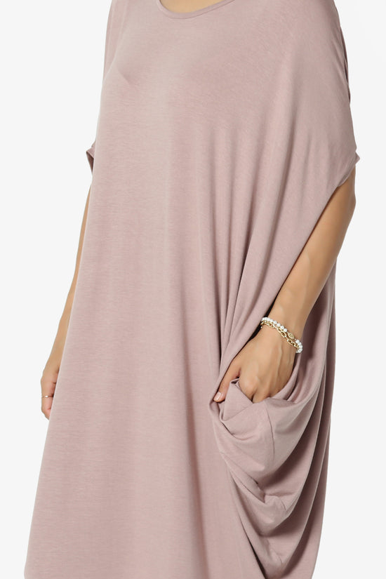 Kandi Loose Batwing Draped Dress