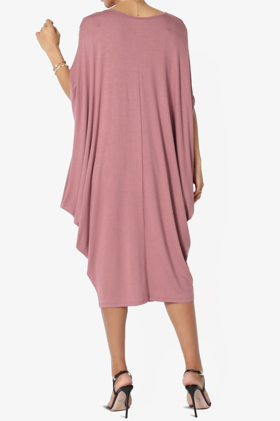 Kandi Loose Batwing Draped Dress