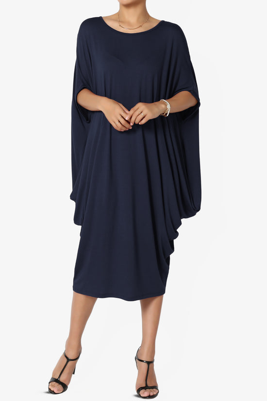 Kandi Loose Batwing Draped Dress