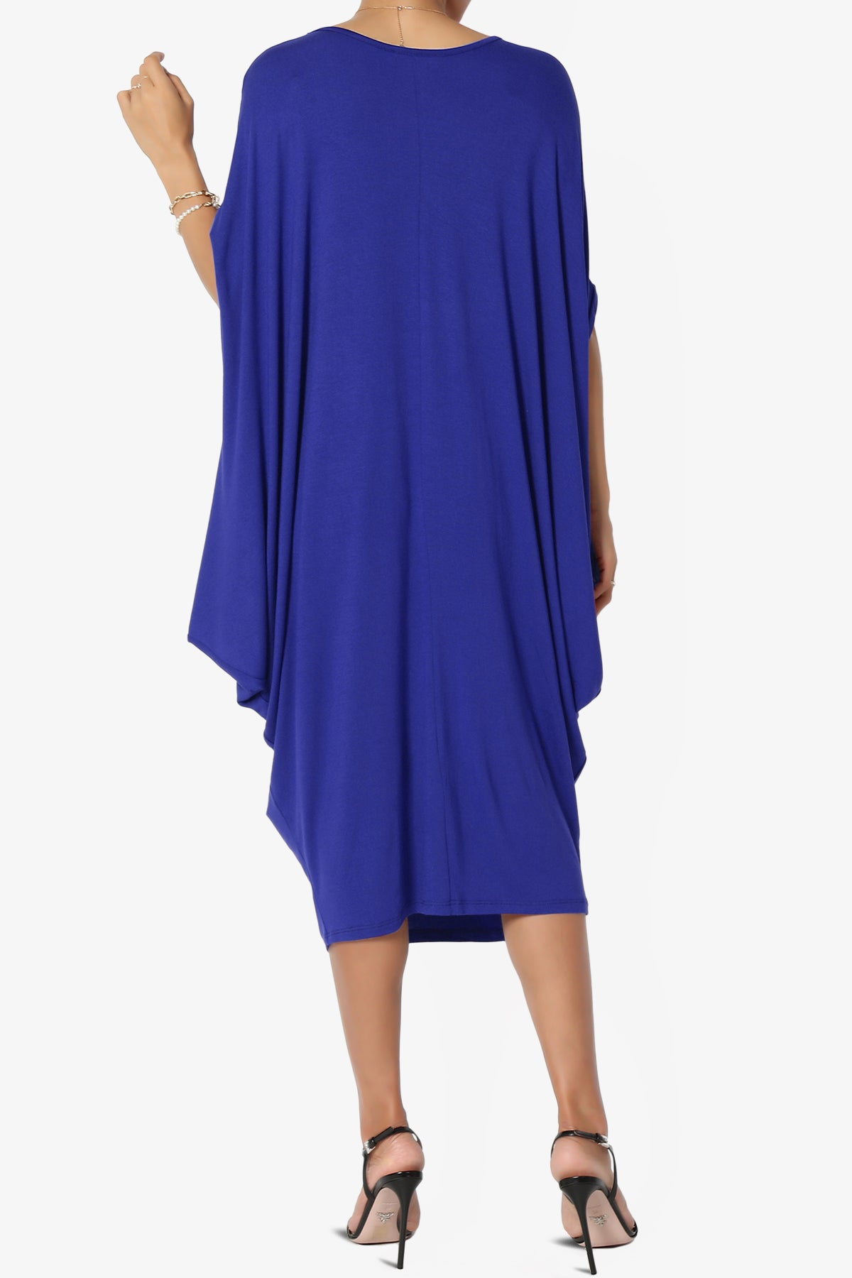 Kandi Loose Batwing Draped Dress