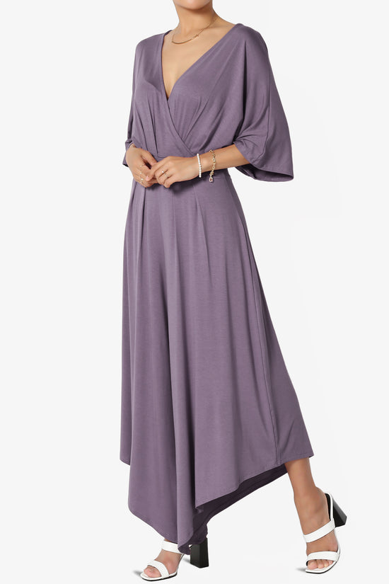Genie Surplice Wrap Asymmertic Wide Leg Jumpsuit