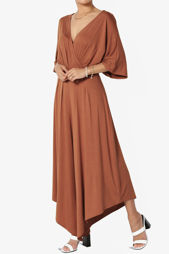 Genie Surplice Wrap Asymmertic Wide Leg Jumpsuit