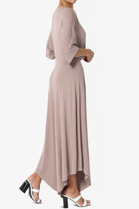 Genie Surplice Wrap Asymmertic Wide Leg Jumpsuit