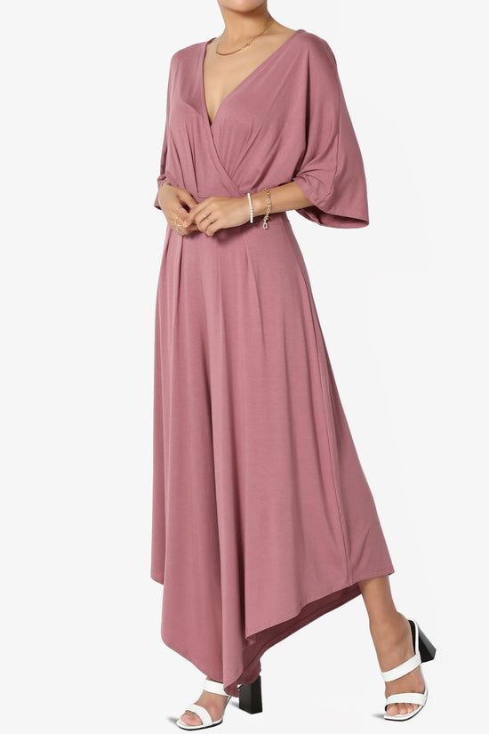 Genie Surplice Wrap Asymmertic Wide Leg Jumpsuit