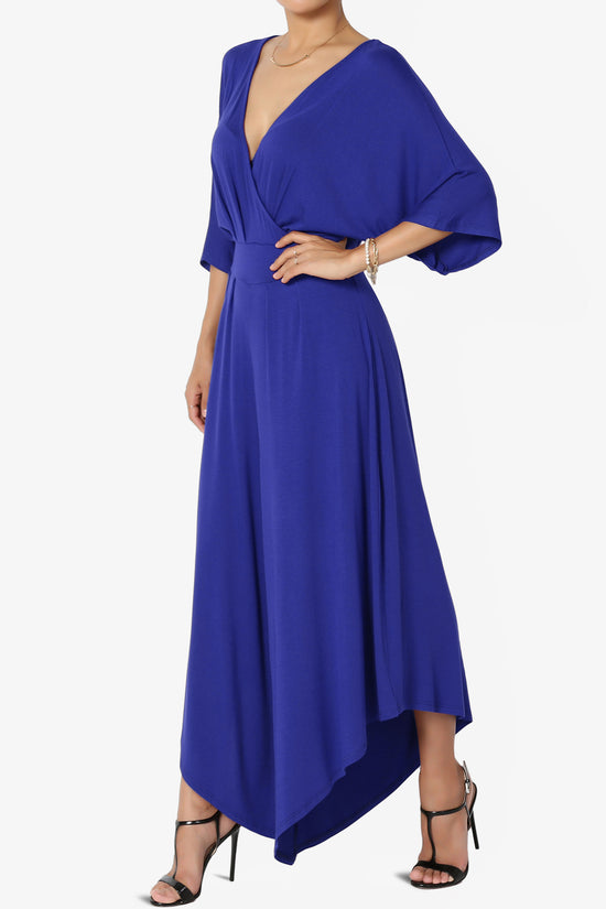 Genie Surplice Wrap Asymmertic Wide Leg Jumpsuit
