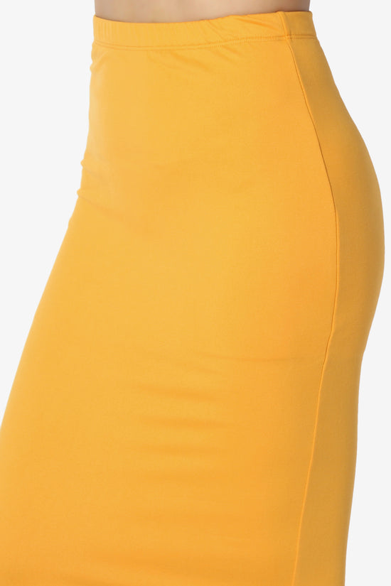 Joey Padded Shoulder Tank Top & Midi Pencil Skirt SET