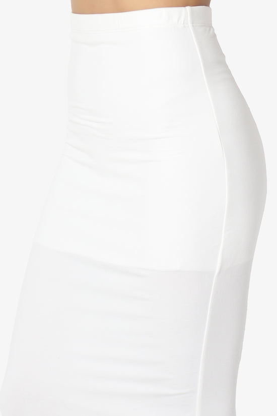 Joey Padded Shoulder Tank Top & Midi Pencil Skirt SET