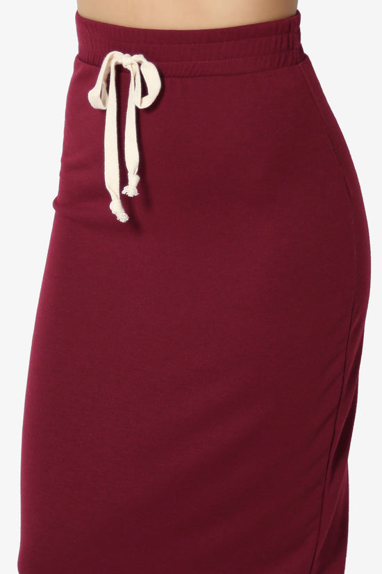 Discreet Crop Tank Top & Midi Skirt SET PLUS