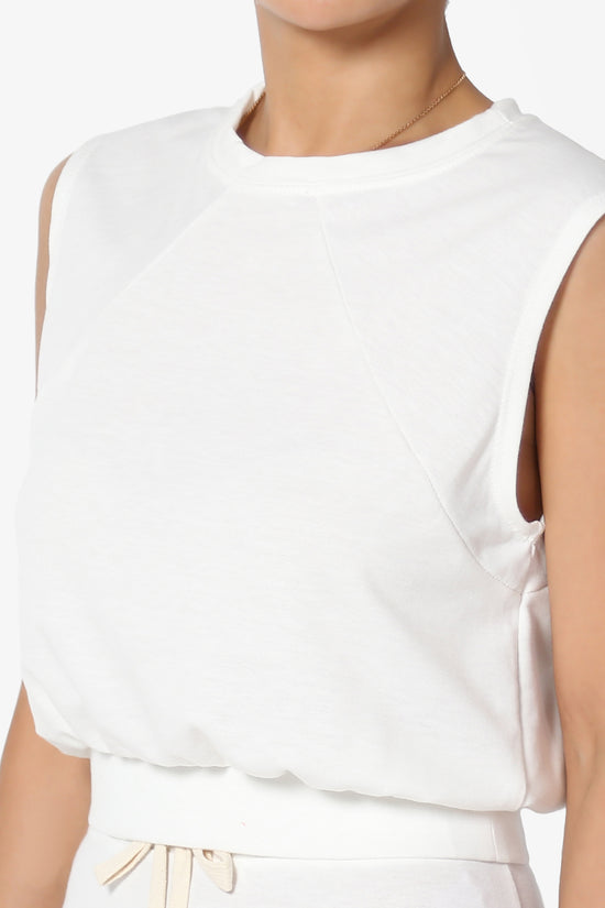 Discreet Crop Tank Top & Midi Skirt SET PLUS