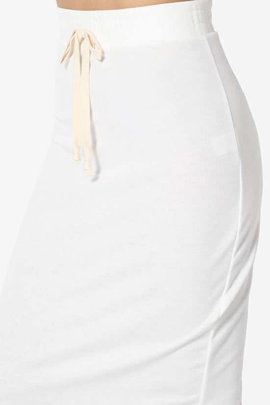 Discreet Crop Tank Top & Midi Skirt SET PLUS