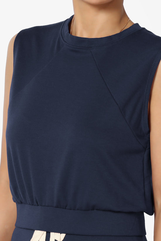 Discreet Crop Tank Top & Midi Skirt SET PLUS