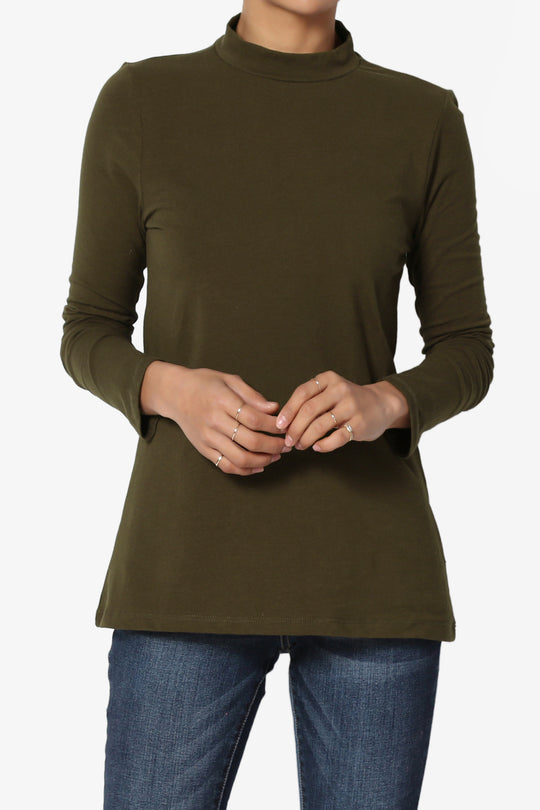 Kahiko Mock Neck Long Sleeve Tee