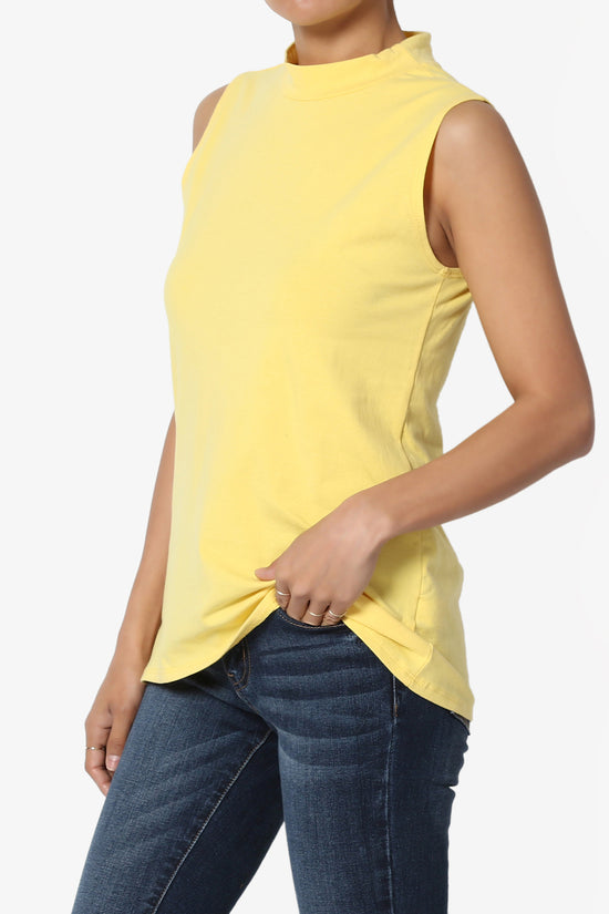 Kahiko Sleeveless Mock Neck Tee PLUS