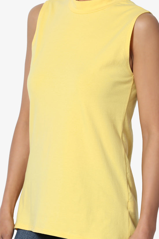 Kahiko Sleeveless Mock Neck Tee PLUS
