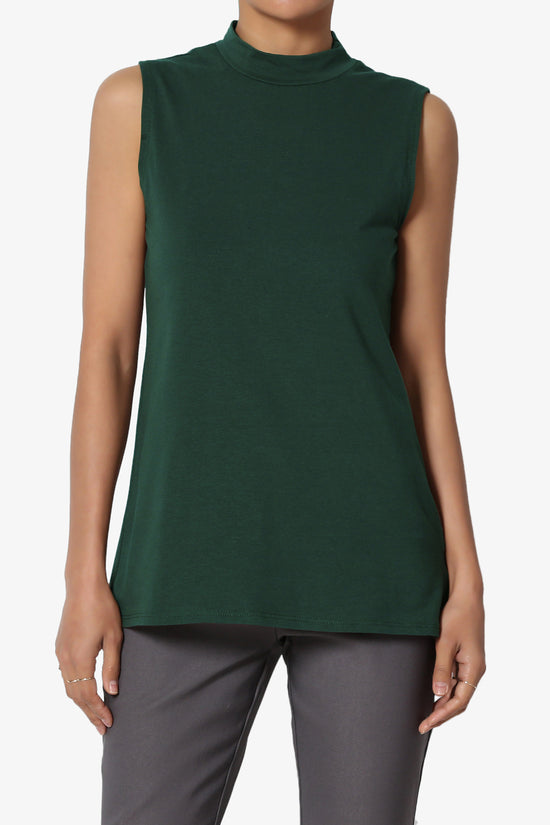 Kahiko Sleeveless Mock Neck Tee PLUS