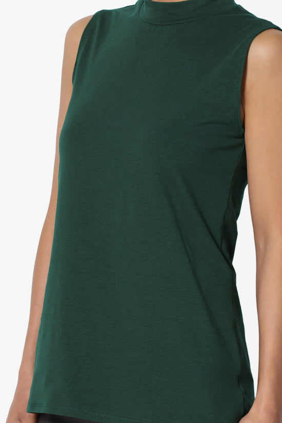 Kahiko Sleeveless Mock Neck Tee PLUS