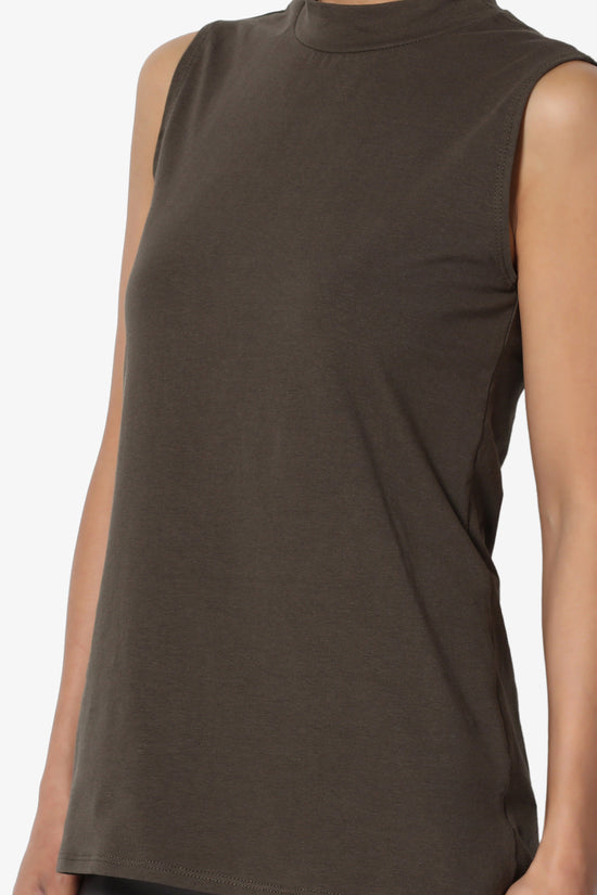 Kahiko Sleeveless Mock Neck Tee PLUS