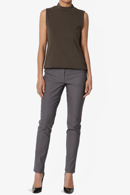 Kahiko Sleeveless Mock Neck Tee