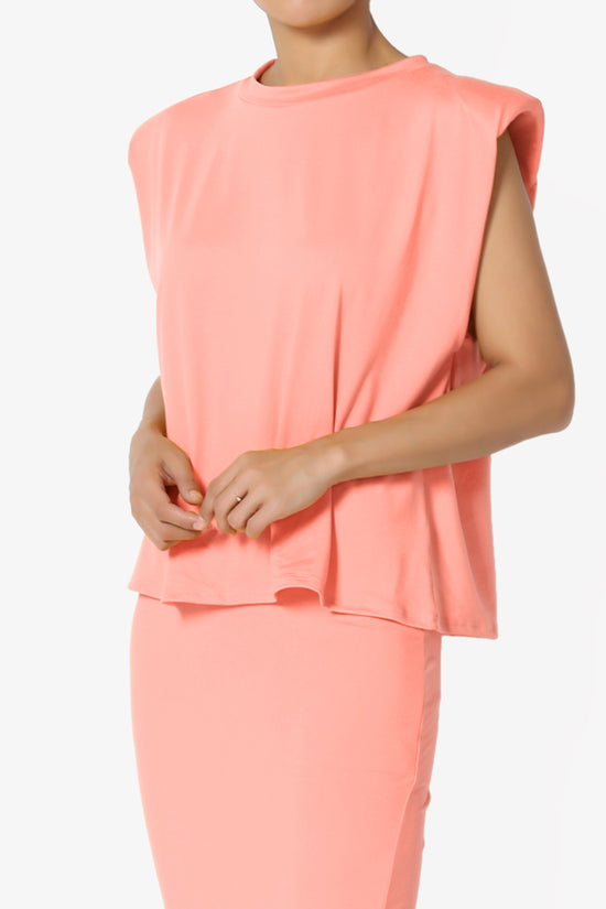 Joey Power Padded Shoulder Tank Top