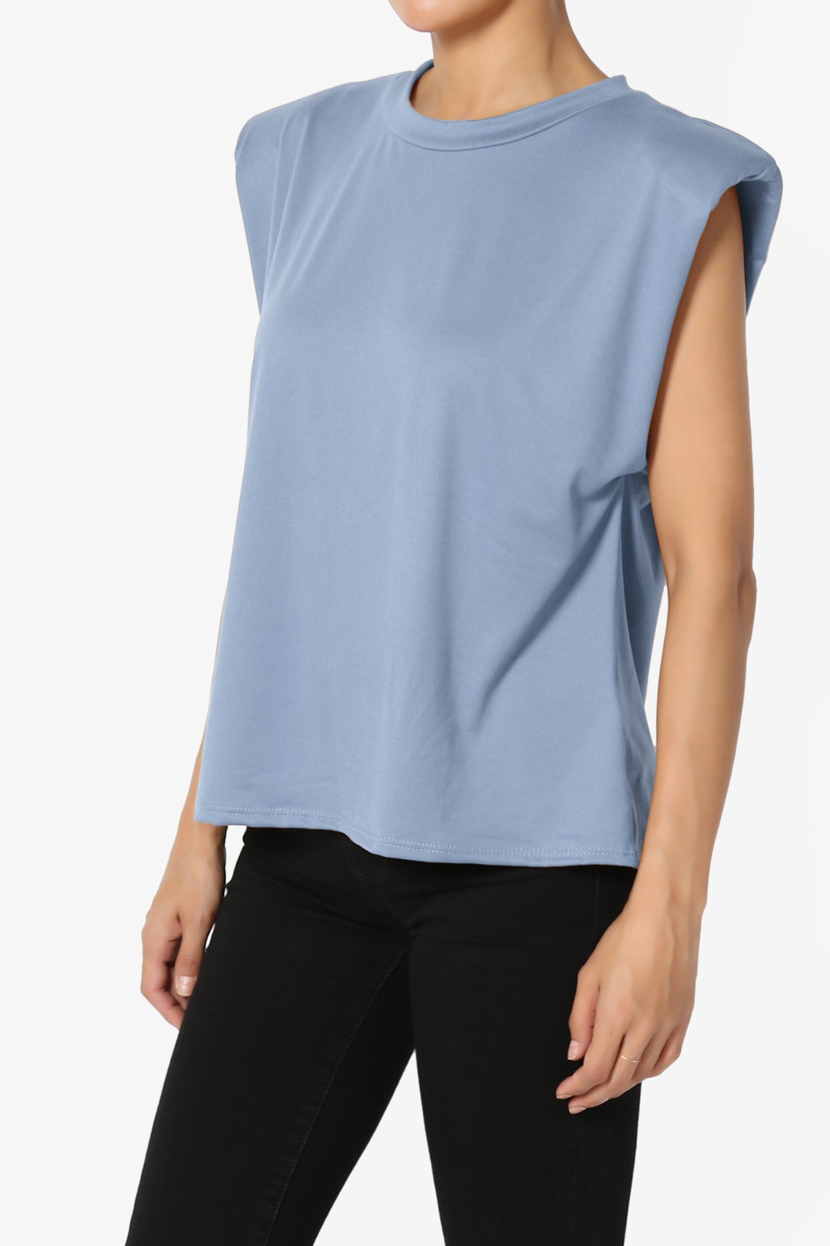 Joey Power Padded Shoulder Tank Top