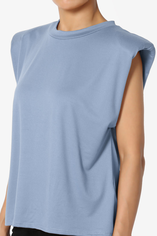 Joey Power Padded Shoulder Tank Top