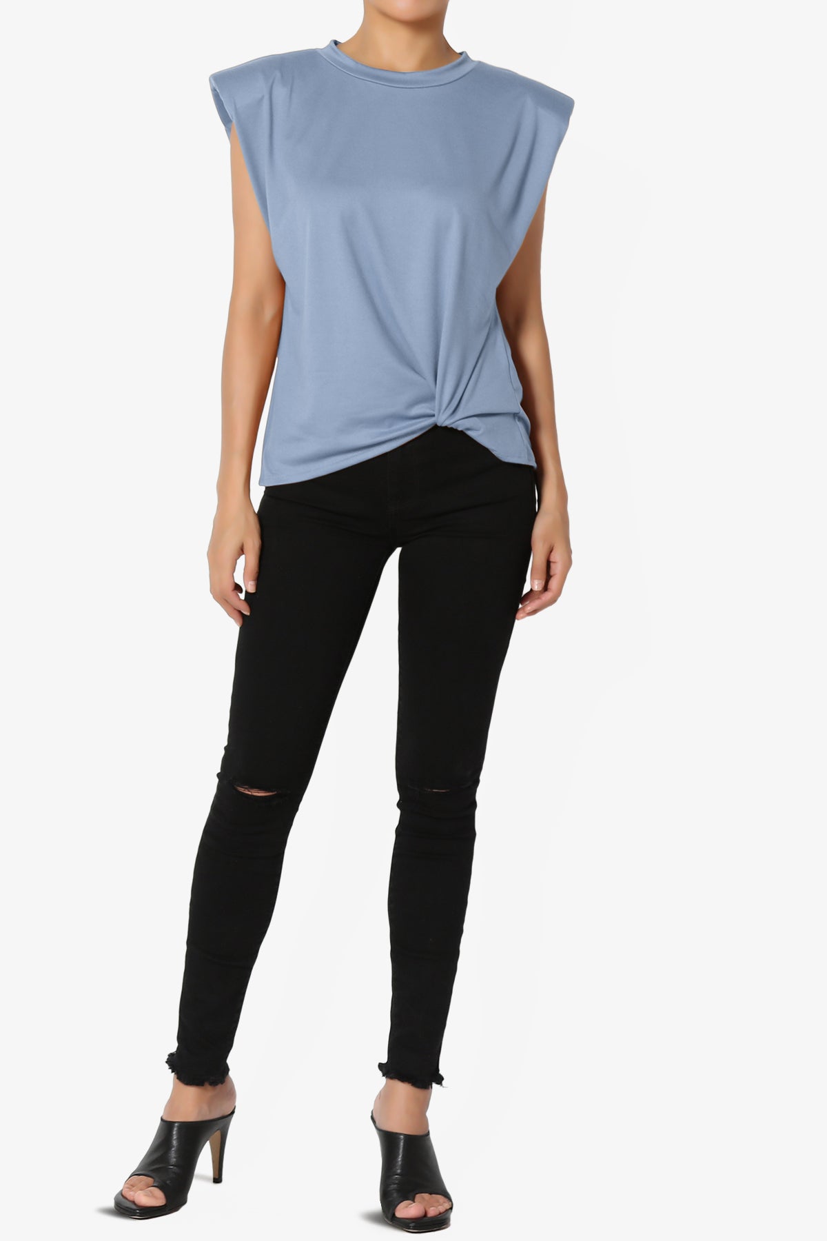 Joey Power Padded Shoulder Tank Top