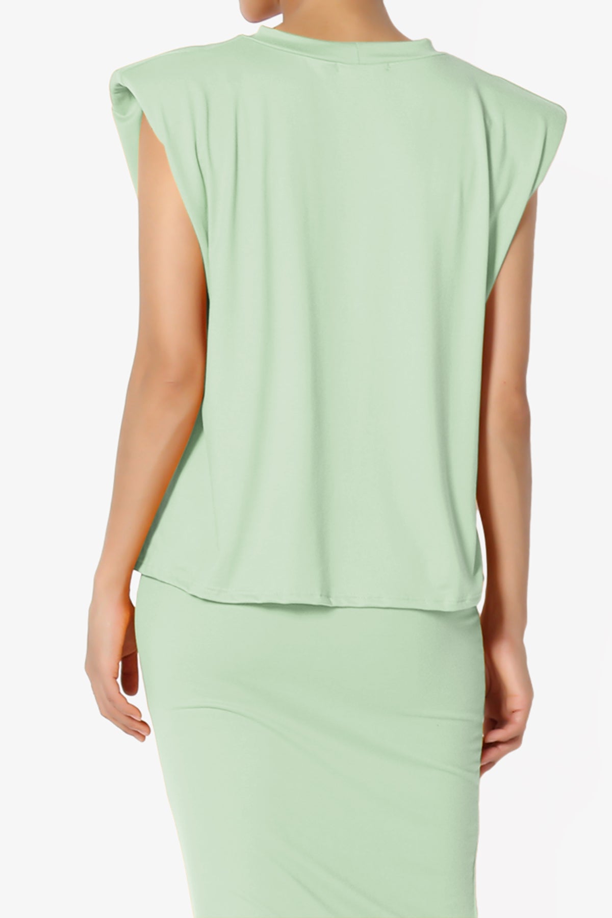 Joey Power Padded Shoulder Tank Top