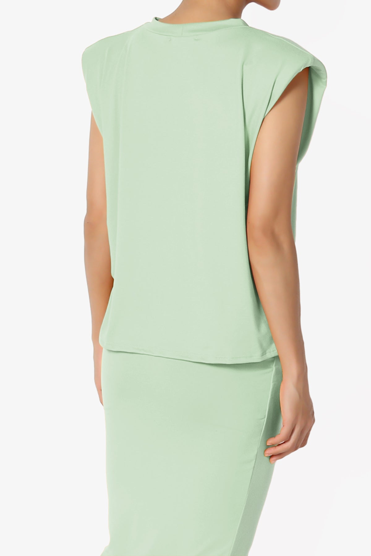 Joey Power Padded Shoulder Tank Top