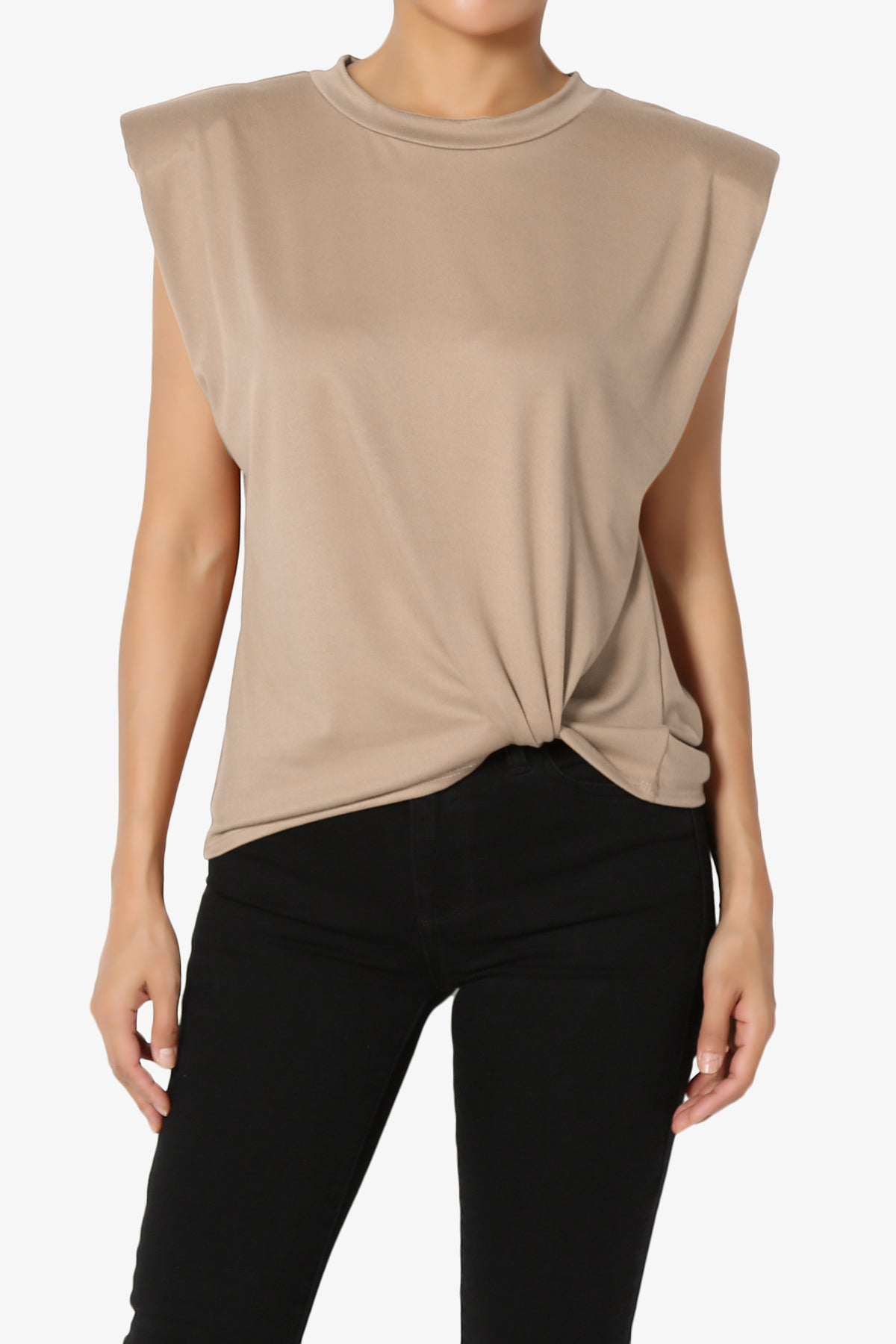 Joey Power Padded Shoulder Tank Top