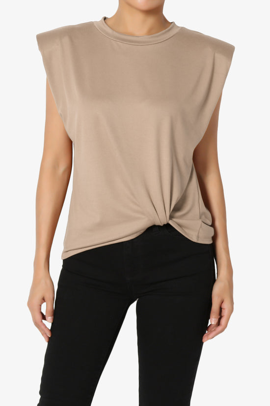 Joey Power Padded Shoulder Tank Top