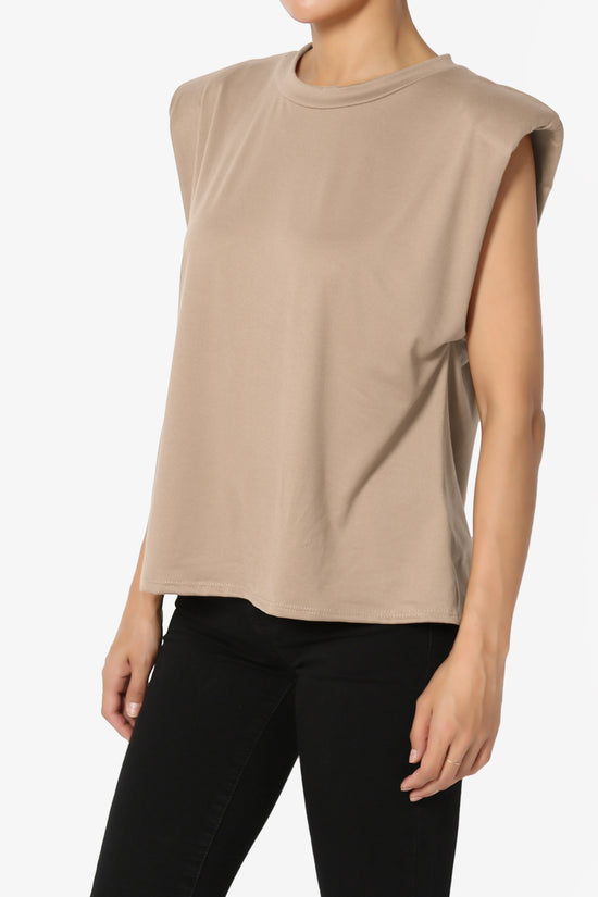 Joey Power Padded Shoulder Tank Top
